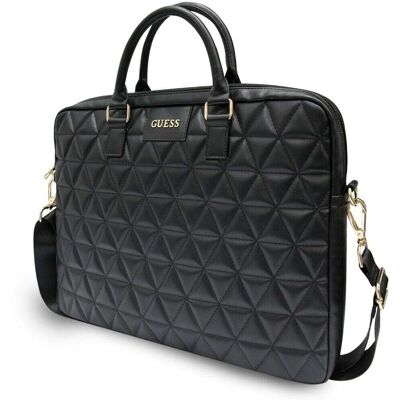 Guess Noir Matelassé pour Notebook/Tablette 16" - Élégant & Protecteur Guess Noir Matelassé pour Notebook/Tablette 16" - Élégant & Protecteur