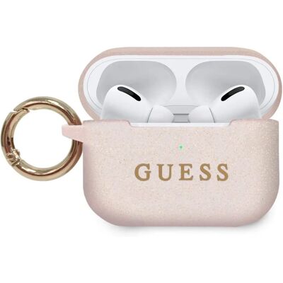 Guess Silikonhülle für Airpods Pro - Hellrosa Guess Silikonhülle für Airpods Pro - Hellrosa