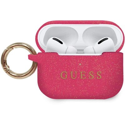 Guess Silikoninen suoja rengas Airpods Prolle - Pinkki - Suojakotelo Guess Silikoninen suoja rengas Airpods Prolle - Pinkki - Suojakotelo