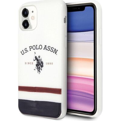 U.S. Polo Assn. iPhone 11 Pro Max Tricolor Hülle U.S. Polo Assn. iPhone 11 Pro Max Tricolor Hülle