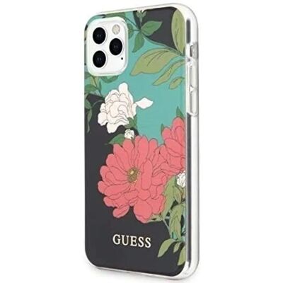 Θήκη Guess Flower Shiny Collection για iPhone 11 Pro Max - Μαύρο Θήκη Guess Flower Shiny Collection για iPhone 11 Pro Max - Μαύρο