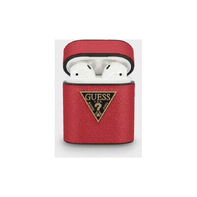 Custodia Guess AirPods - Collezione Saffiano, Rosso, per 1/2 gen. Custodia Guess AirPods - Collezione Saffiano, Rosso, per 1/2 gen.