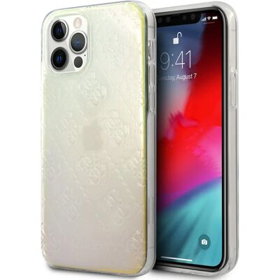 Coque Guess iPhone 12 Pro Opale Irisée 3D - Téléphone - Publicité Coque Guess iPhone 12 Pro Opale Irisée 3D - Téléphone - Publicité