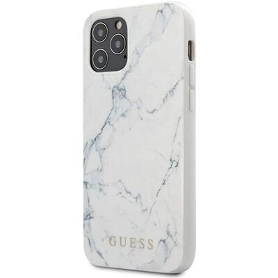 Coque Guess Marbre Blanc iPhone 12 5.4 - Antichoc, Élégante & Protection Totale Coque Guess Marbre Blanc iPhone 12 5.4 - Antichoc, Élégante & Protection Totale