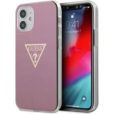 Guess Ροζ Metallic Series θήκη για iPhone 12 Mini - Ανθεκτική και στυλάτη Guess Ροζ Metallic Series θήκη για iPhone 12 Mini - Ανθεκτική και στυλάτη