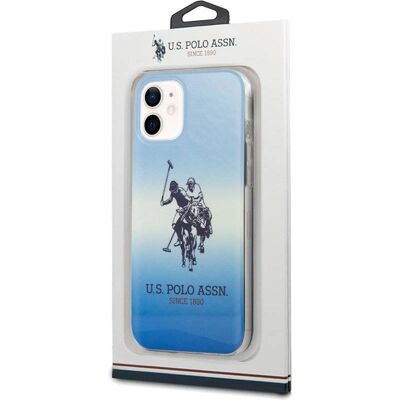 Coque dégradé bleu pour iPhone 12 Mini U.S. Polo Assn - Publicité Coque dégradé bleu pour iPhone 12 Mini U.S. Polo Assn - Publicité
