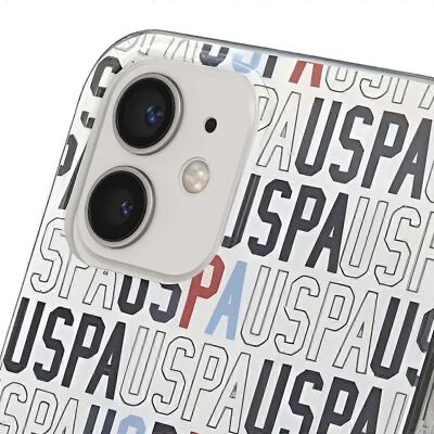 Coque blanche U.S. Polo Assn. pour iPhone 12 Mini - Collection Logo - Publicité Coque blanche U.S. Polo Assn. pour iPhone 12 Mini - Collection Logo - Publicité