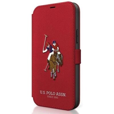 Custodia libro rossa US Polo Assn. per iPhone 12 Mini Custodia libro rossa US Polo Assn. per iPhone 12 Mini