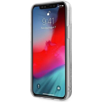 Coque dure Glitter Bleu Guess pour iPhone 12 Pro Max - Publicité Coque dure Glitter Bleu Guess pour iPhone 12 Pro Max - Publicité