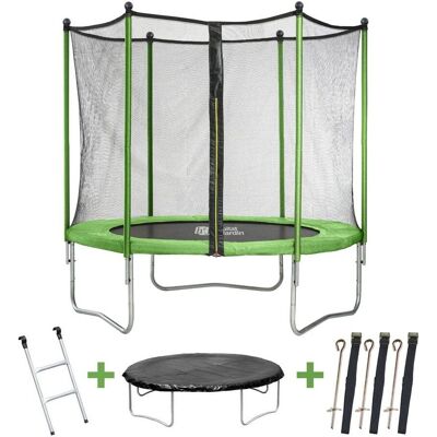 Habitat Et Jardin Yoopi Trampolino 3,05 m Rete Scala Cover Kit Habitat Et Jardin Yoopi Trampolino 3,05 m Rete Scala Cover Kit
