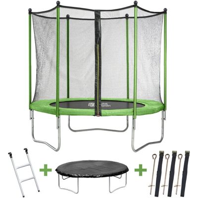 Habitat Et Jardin Yoopi 3,05 m Trampolino di Sicurezza Verde Habitat Et Jardin Yoopi 3,05 m Trampolino di Sicurezza Verde