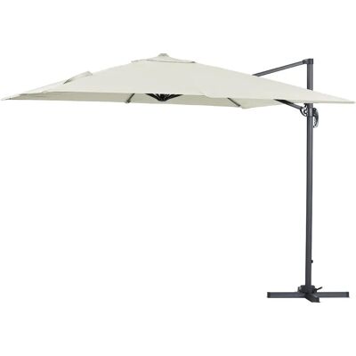 Habitat et Jardin Sun 3 Aluminium-Gartenschirm - Quadrat - 3x3 m - Roh Habitat et Jardin Sun 3 Aluminium-Gartenschirm - Quadrat - 3x3 m - Roh