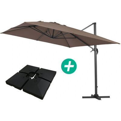 Habitat Et Jardin - Sun 4 - Taupe - Parasol Habitat Et Jardin - Sun 4 - Taupe - Parasol