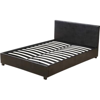 Habitat et Jardin Schwarzes PVC Doppelbett - 140x190cm Habitat et Jardin Schwarzes PVC Doppelbett - 140x190cm
