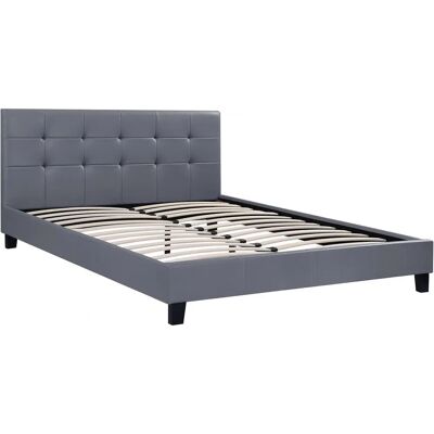 Habitat et Jardin Letto Julia Grigio - 140x190cm - Elegante e Comodo Habitat et Jardin Letto Julia Grigio - 140x190cm - Elegante e Comodo