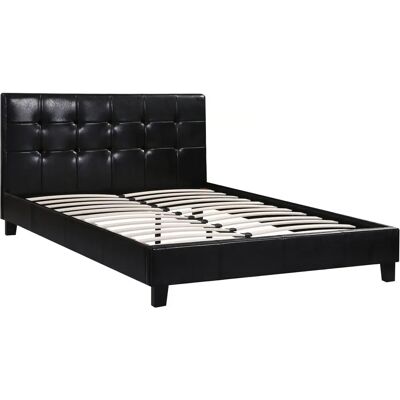 Habitat et Jardin Letto Julia - Nero - 140x190cm Habitat et Jardin Letto Julia - Nero - 140x190cm