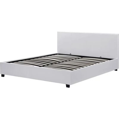 Lit Carla de Habitat et Jardin - Blanc - Double avec rangement - Publicité Lit Carla de Habitat et Jardin - Blanc - Double avec rangement - Publicité