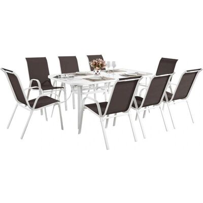 Habitat et Jardin Cordoba XL 180 - Stalowa i Tekstylna Jadalnia Ogrodowa Habitat et Jardin Cordoba XL 180 - Stalowa i Tekstylna Jadalnia Ogrodowa