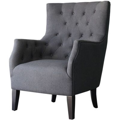 Sillón Escandinavo Habitat et Jardin - Gris - Muebles de Salón Sillón Escandinavo Habitat et Jardin - Gris - Muebles de Salón