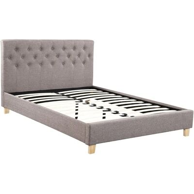 Habitat et Jardin EMMY - Doppelbett 140x190cm - Taupe Habitat et Jardin EMMY - Doppelbett 140x190cm - Taupe