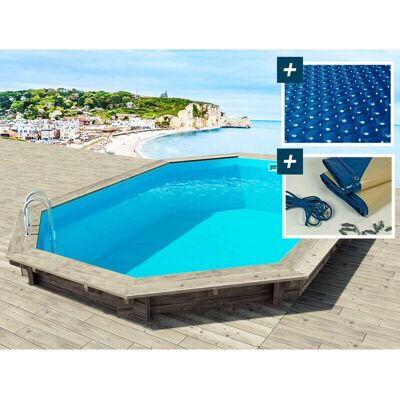 Habitat Et Jardin Brasilia Holzpool - 5,86x3,86x1,20m Oktogonal Habitat Et Jardin Brasilia Holzpool - 5,86x3,86x1,20m Oktogonal