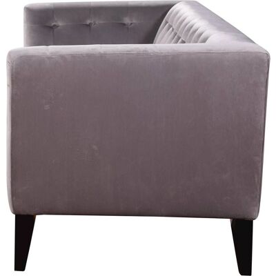Habitat et Jardin Samtsofa Vanessa - Hellgrau - 3-Sitzer - Sofa Habitat et Jardin Samtsofa Vanessa - Hellgrau - 3-Sitzer - Sofa