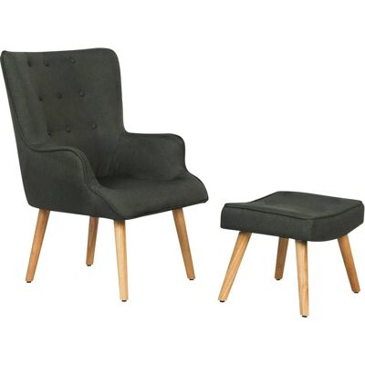 Sillón Odense de Habitat et Jardin - Gris oscuro - Estilo escandinavo Sillón Odense de Habitat et Jardin - Gris oscuro - Estilo escandinavo