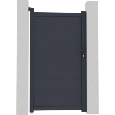 Portão de Jardim em Alumínio Habitat et Jardin - Moderno Cinza - 101,2x180,9cm Portão de Jardim em Alumínio Habitat et Jardin - Moderno Cinza - 101,2x180,9cm