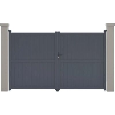 Portón de jardín Habitat et Jardin Maurice - 299,5cm - Gris Portón de jardín Habitat et Jardin Maurice - 299,5cm - Gris
