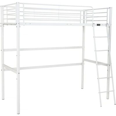 Habitat et Jardin Alora Letto Soppalco Bianco - Letto Soppalco Habitat et Jardin Alora Letto Soppalco Bianco - Letto Soppalco