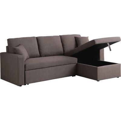 Habitat et Jardin Canapé d'Angle en Eucalyptus - Taupe - 3 Places - Convertible - Publicité Habitat et Jardin Canapé d'Angle en Eucalyptus - Taupe - 3 Places - Convertible - Publicité