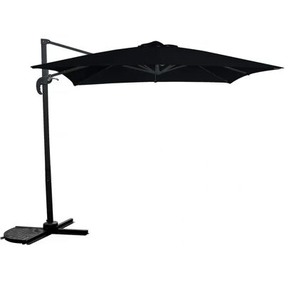 Habitat Et Jardin Czarny kwadratowy parasol ogrodowy 2,5x2,5 m Habitat Et Jardin Czarny kwadratowy parasol ogrodowy 2,5x2,5 m