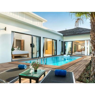 HABITAT ET JARDIN Aruba Rechteckiger Holzpool - 5x3x1.24m HABITAT ET JARDIN Aruba Rechteckiger Holzpool - 5x3x1.24m