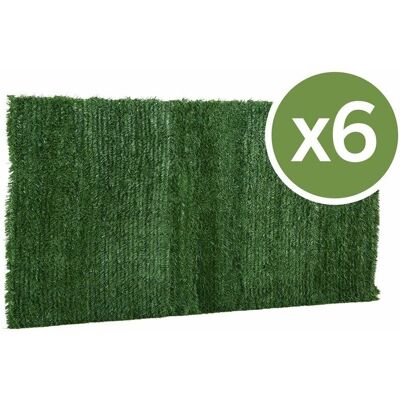 Habitat Et Jardin - Zestaw 6 sztucznych żywopłotów - 150x300cm - Bicolor Habitat Et Jardin - Zestaw 6 sztucznych żywopłotów - 150x300cm - Bicolor