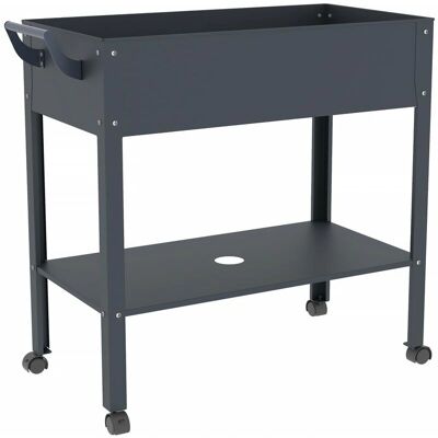 Habitat et Jardin Stół do sadzenia - Antracyt - 82x43x83cm - Stół do sadzenia Habitat et Jardin Stół do sadzenia - Antracyt - 82x43x83cm - Stół do sadzenia