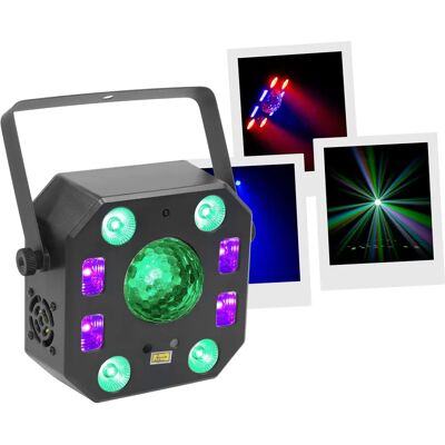 BoomTone DJ LightShow 5FX - Efecto de iluminación LED 5 en 1 BoomTone DJ LightShow 5FX - Efecto de iluminación LED 5 en 1