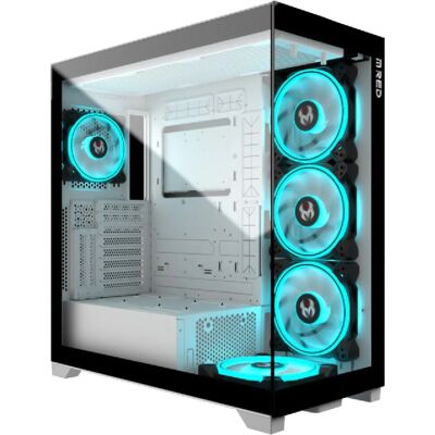 M.RED Radiant.X Blanc - Boîtier PC - ATX - Sans alimentation - Publicité M.RED Radiant.X Blanc - Boîtier PC - ATX - Sans alimentation - Publicité