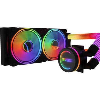 Refroidisseur CPU M.RED Infinite Advanced 240 - Kit de refroidissement liquide ARGB - Publicité Refroidisseur CPU M.RED Infinite Advanced 240 - Kit de refroidissement liquide ARGB - Publicité