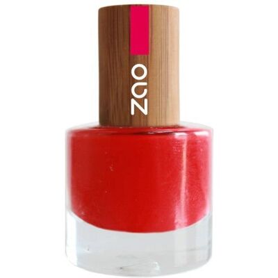 ZAO Smalto Naturale - Rosso Carmin - 8ml - Smalto per Unghie ZAO Smalto Naturale - Rosso Carmin - 8ml - Smalto per Unghie