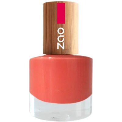 Smalto naturale ZAO 656 Coral - Vegano & Organico - 8 ml Smalto naturale ZAO 656 Coral - Vegano & Organico - 8 ml