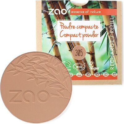Polvere compatta biologica ZAO Pink Sand - Polvere viso Polvere compatta biologica ZAO Pink Sand - Polvere viso
