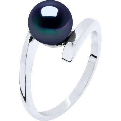 Ateliers Saint Germain Model 7-8 mm Parelring - Zwart - Maat S Ateliers Saint Germain Model 7-8 mm Parelring - Zwart - Maat S