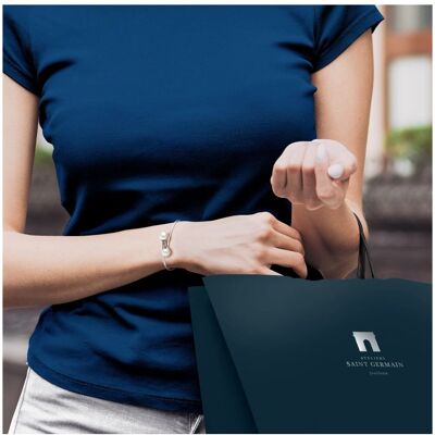 Armband Prestige You & Me - Zilver 925 - Wit - One Size Armband Prestige You & Me - Zilver 925 - Wit - One Size