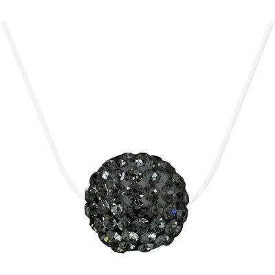 Love Jewelry Collection Ketting Wit - Kristal - Zilveren - One Size Love Jewelry Collection Ketting Wit - Kristal - Zilveren - One Size