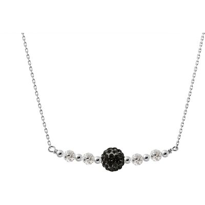 Diadema Zwart Kristal Halsketting - Love Jewelry Collectie Diadema Zwart Kristal Halsketting - Love Jewelry Collectie