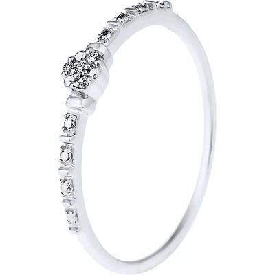 Diadema Witgouden Diamanten Solitairing - 48-60 - HSI Kwaliteit Diadema Witgouden Diamanten Solitairing - 48-60 - HSI Kwaliteit