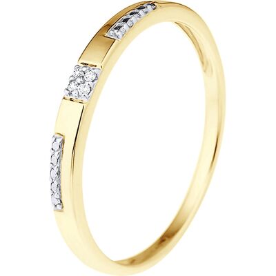 Diadema Alliantie Diamanten 0,010 Ct Wit Goud - Ring Diadema Alliantie Diamanten 0,010 Ct Wit Goud - Ring