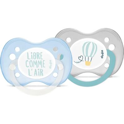 Dodie Baby Silikonschnuller - Reversibel, 2er Pack Dodie Baby Silikonschnuller - Reversibel, 2er Pack