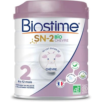 Biostime SN-2 Bio Chèvre 6-12 mois - Publicité Biostime SN-2 Bio Chèvre 6-12 mois - Publicité
