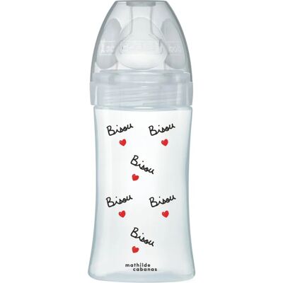 Dodie Babyflasche Mathilde Cabanas Anti-Kolik, 0-6 Monate, 270ml Dodie Babyflasche Mathilde Cabanas Anti-Kolik, 0-6 Monate, 270ml